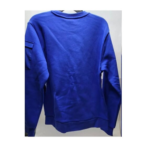 Boys Reebok XL 14-16 Energetic Crewneck Sweatshirt Cobalt Blue Long Sleeve NWT - Picture 2 of 3